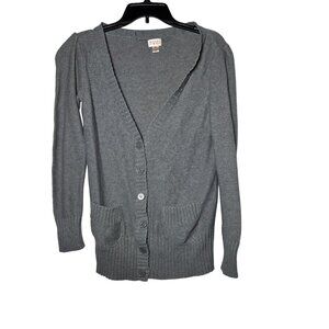Mossimo Womens Gray Cardigan Sweater Size Large Elena Gilbert Bella Swan